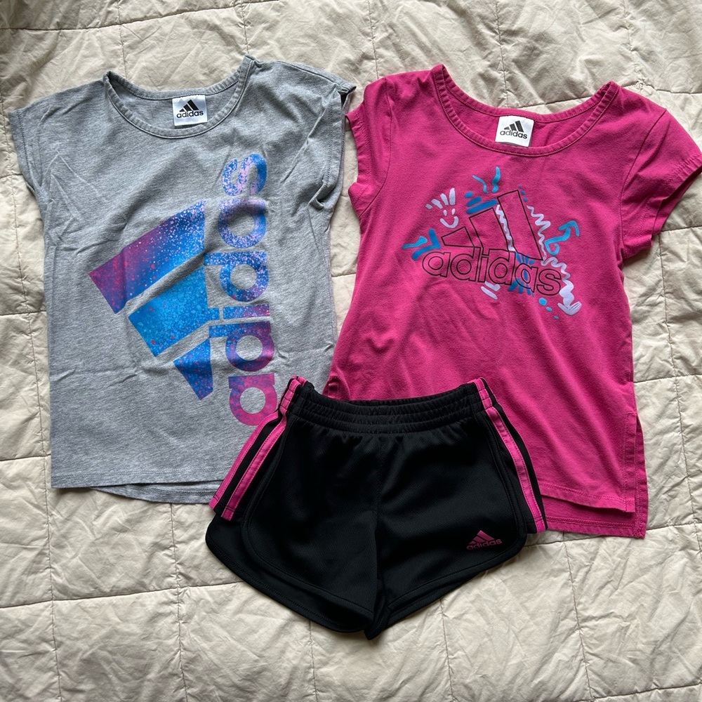 3 pieces Adidas set for kids. Size 5.